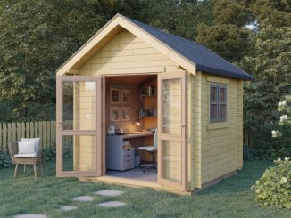 Transformer son abri de jardin en bureau : allier télétravail et nature