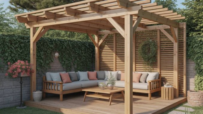 Pergola bois fait maison : étapes, astuces et idées de design pour un abri de jardin chaleureux