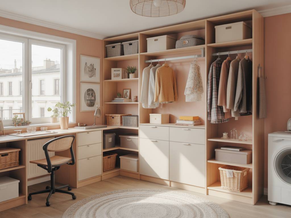 Comment aménager une buanderie fonctionnelle et esthétique : rangements, ergonomie et astuces gain de place