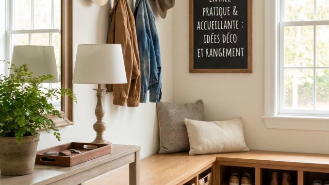 Comment aménager une entrée de maison pratique et accueillante : idées, rangements et choix de matériaux