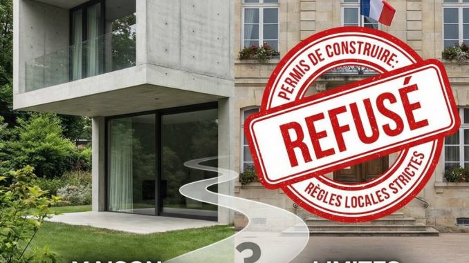 Maison contemporaine en béton, un style pas toujours accepté par les mairies : règles, atouts et limites à connaître