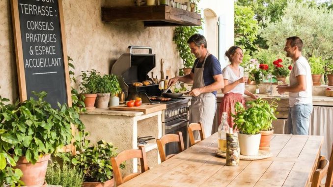 Aménager une cuisine d'été sur une terrasse : conseils pratiques pour un espace convivial