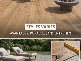 Carrelage exterieur imitation bois pour terrasse : avantages, styles et conseils de pose