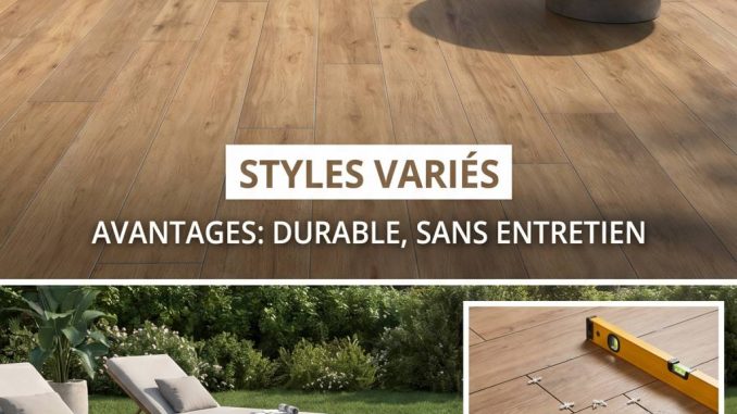 Carrelage exterieur imitation bois pour terrasse : avantages, styles et conseils de pose